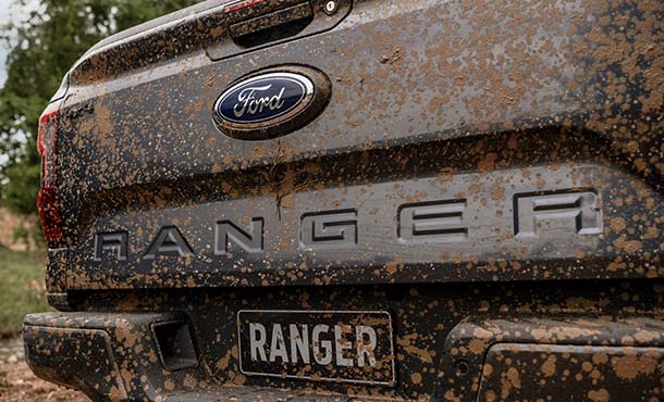 Embossed Tailgate & LED tail lamps
