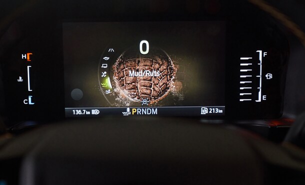 Selectable drive mode (4x4 only)