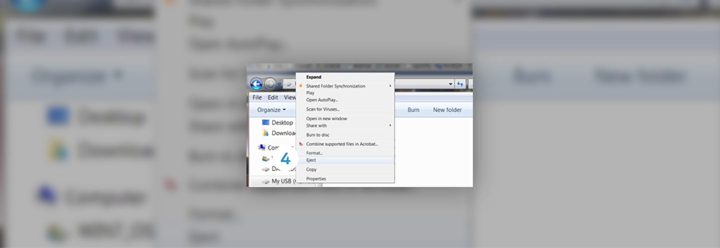 วิธีการย้ายตัวติดตั้งไปยัง USB 