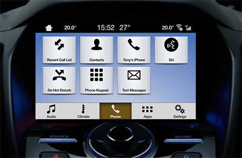 วิธีการใช้ iPhone® และ Siri® Eyes-Free ด้วยระบบสั่งงานด้วยเสียง SYNC™ 3 